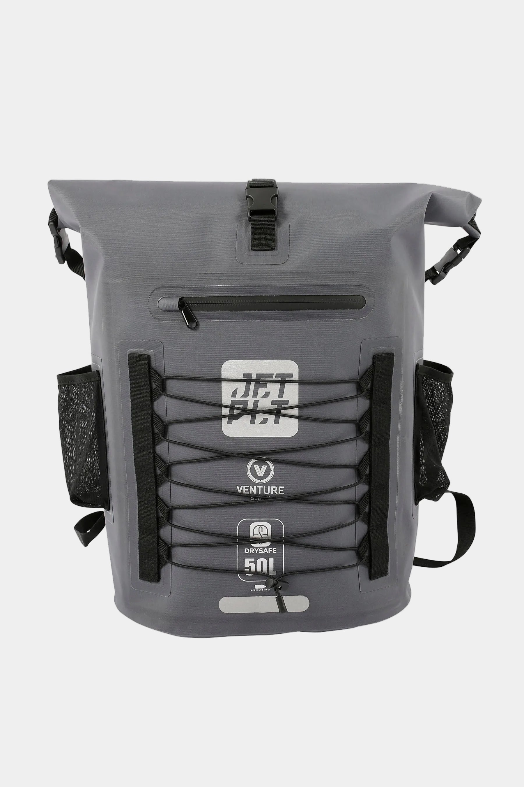 Jetpilot Venture 50L Waterproof Backpack - Charcoal
