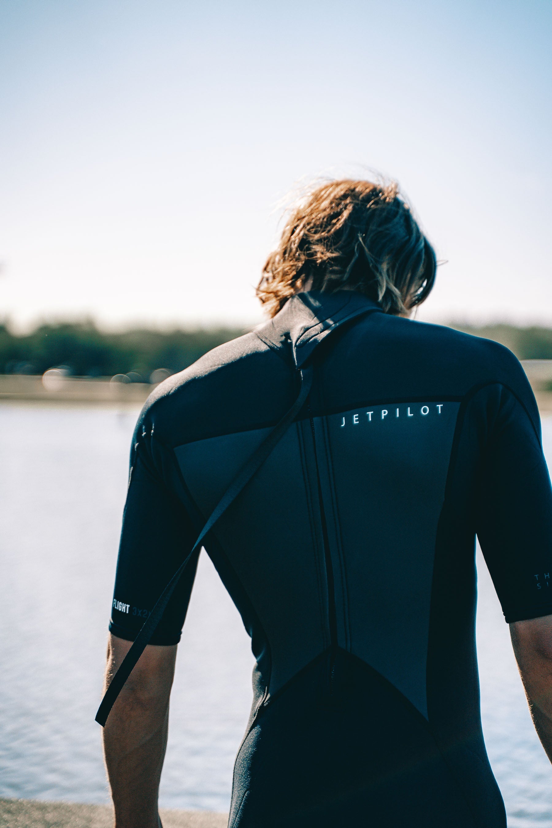 Débardeur plat Jetpilot Flight 3X2 à manches longues avec fermeture éclair dans le dos