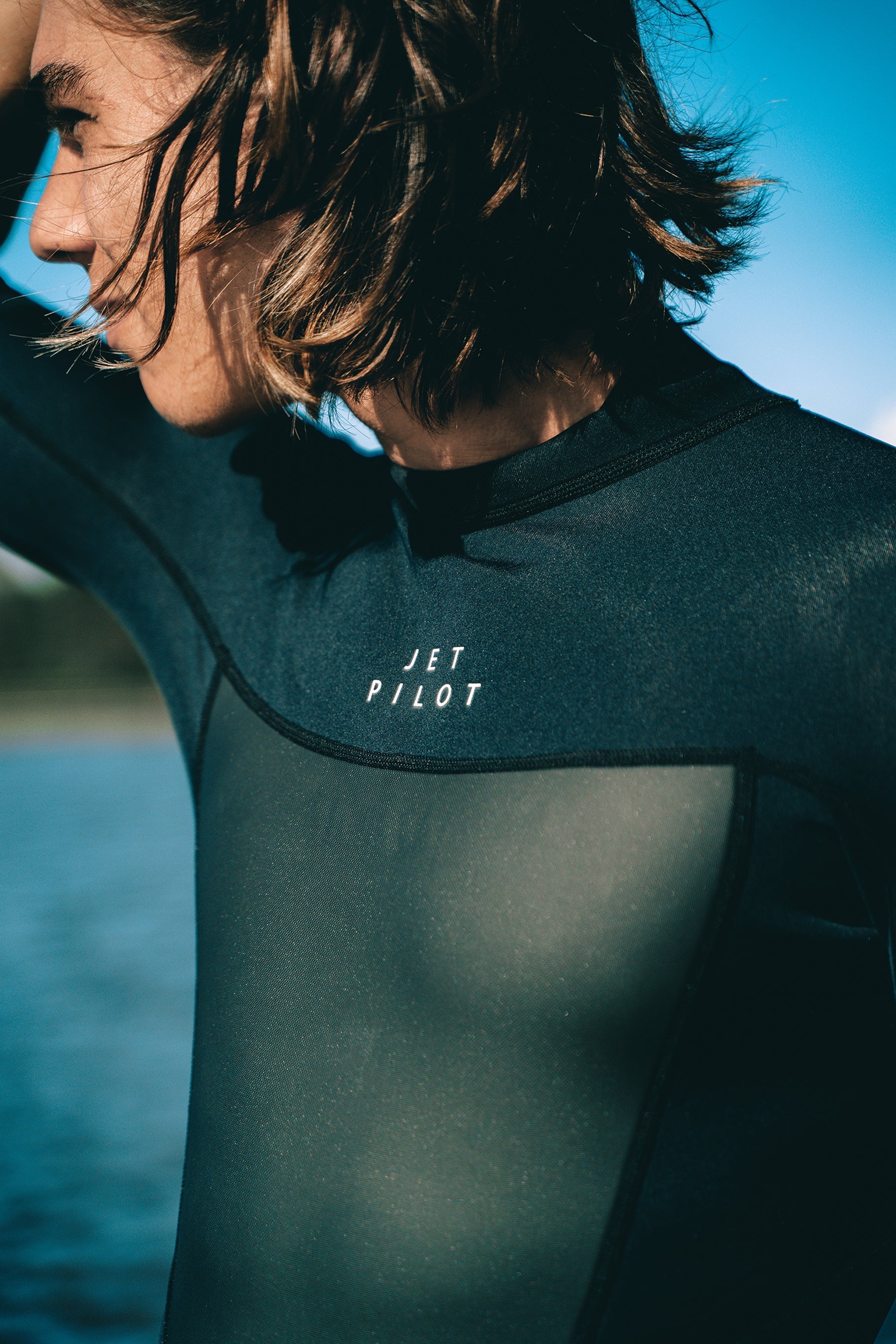 Débardeur plat Jetpilot Flight 3X2 à manches longues avec fermeture éclair dans le dos