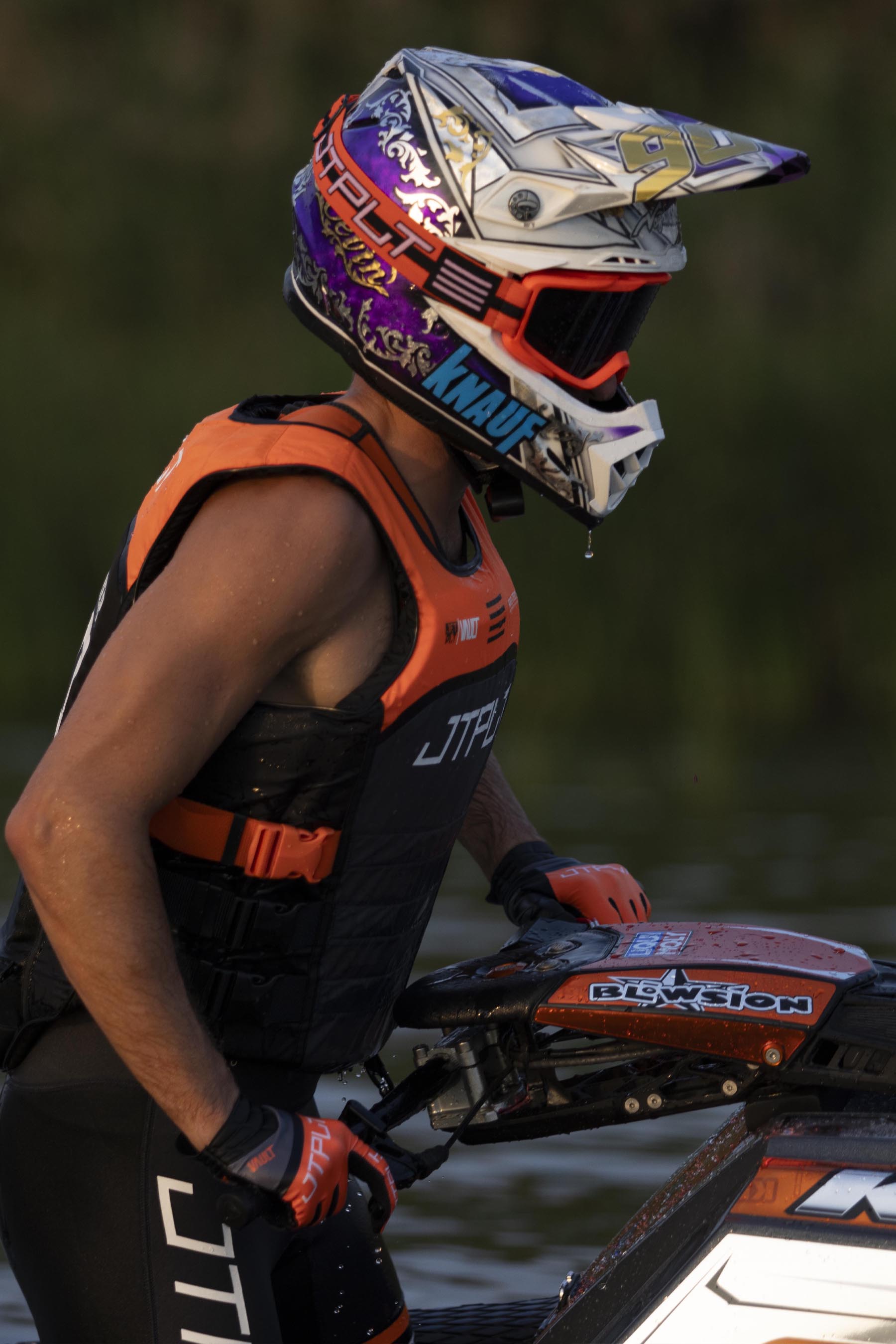 Gilet de sauvetage Jetpilot RX Vault Pro-Tech à entrée latérale - Charbon/Orange