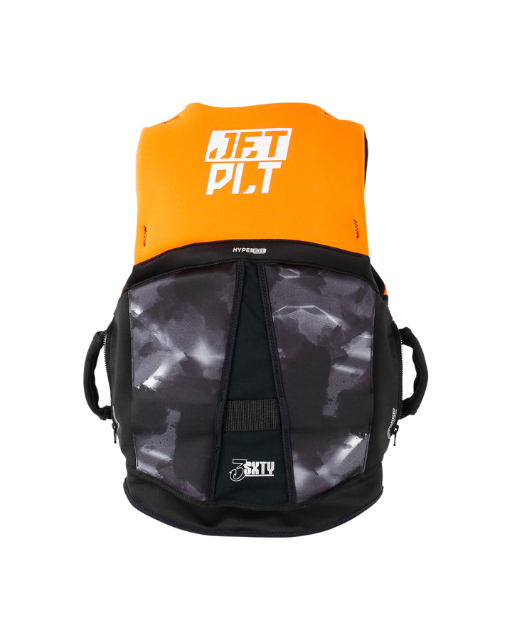 Chaleco salvavidas Jetpilot 3Sxty Hyperflex - Carbón/Naranja