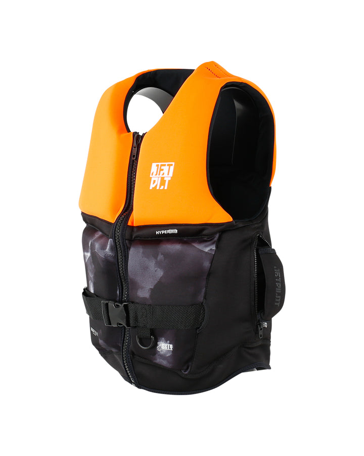 Chaleco salvavidas Jetpilot 3Sxty Hyperflex - Carbón/Naranja