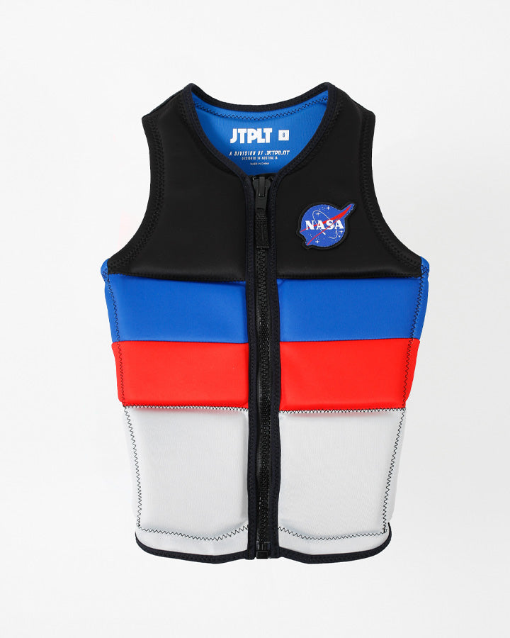Jetpilot X1 NASA Boys Life Jacket - Black/Blue