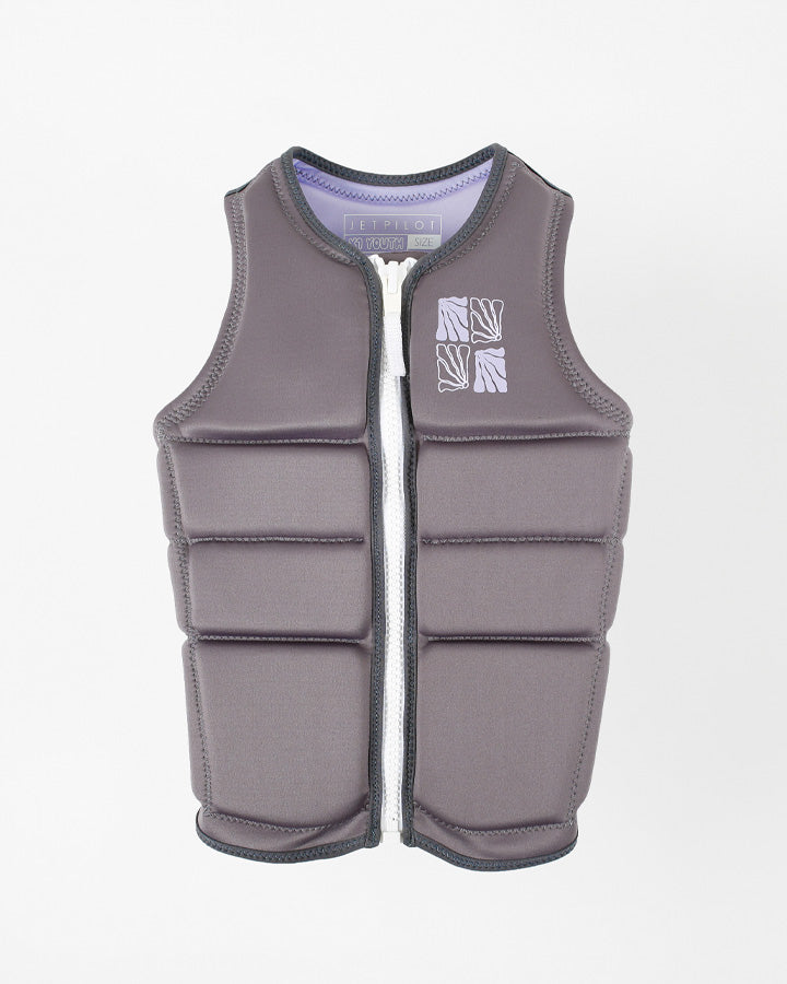 Jetpilot X1 Girls Life Jacket - Charcoal