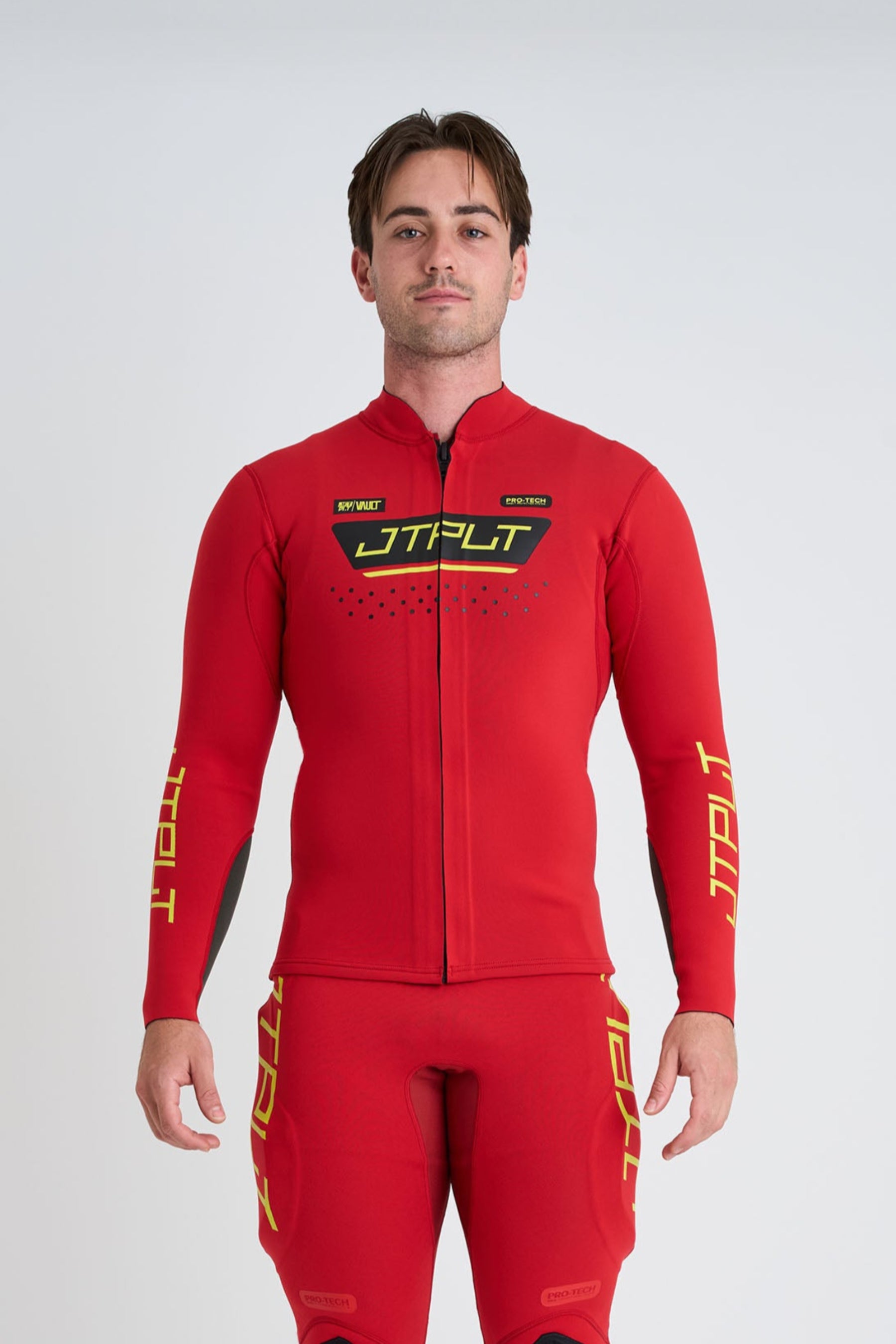 Jetpilot Vault Mens Race Jacket - Red — view 2