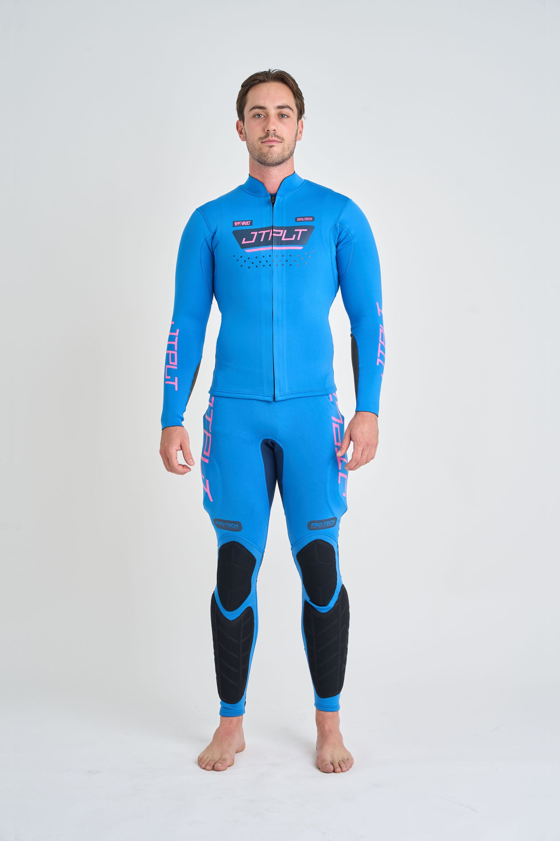 Jetpilot Vault Mens Race Jacket - Blue — view 3