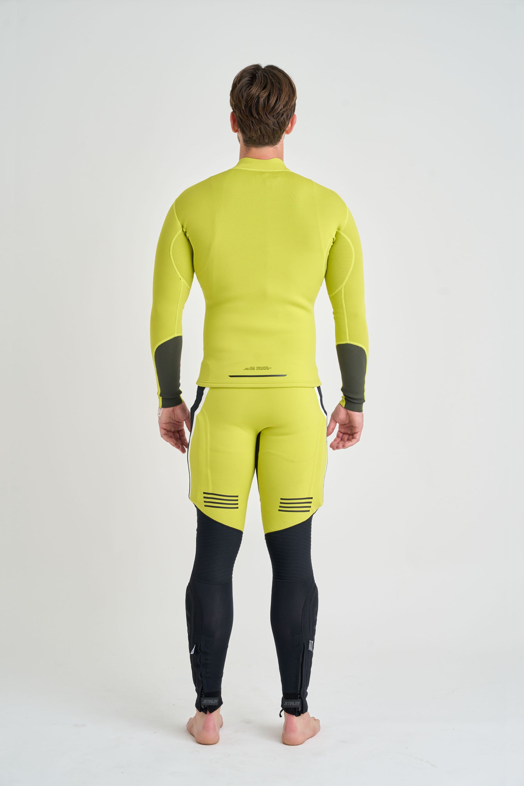 Jetpilot Vault Mens Race Jacket - Yellow — view 2