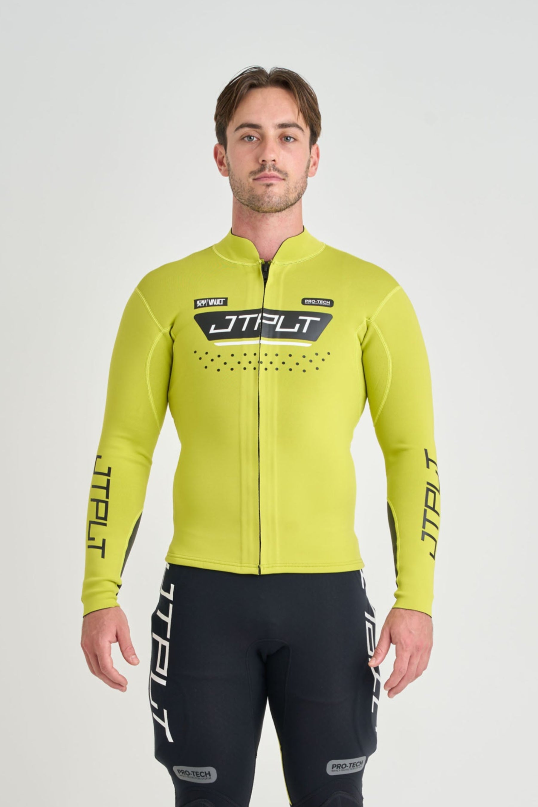 Jetpilot Vault Mens Race Jacket - Yellow — view 3