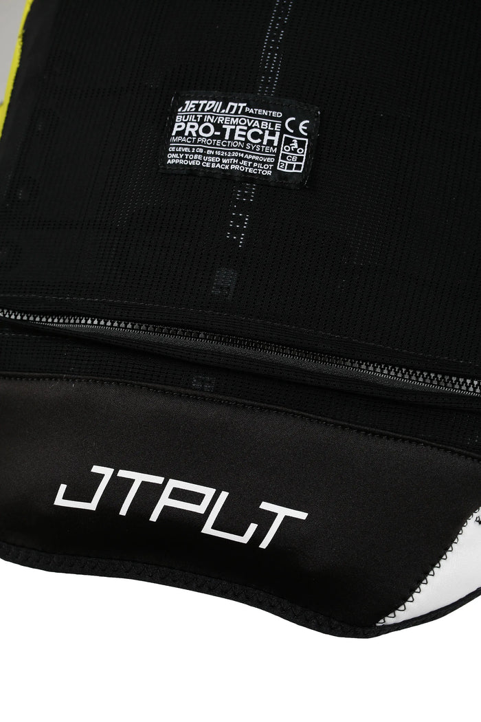 Jetpilot Vault Protech Chaleco salvavidas de ecopreno con entrada frontal - Amarillo