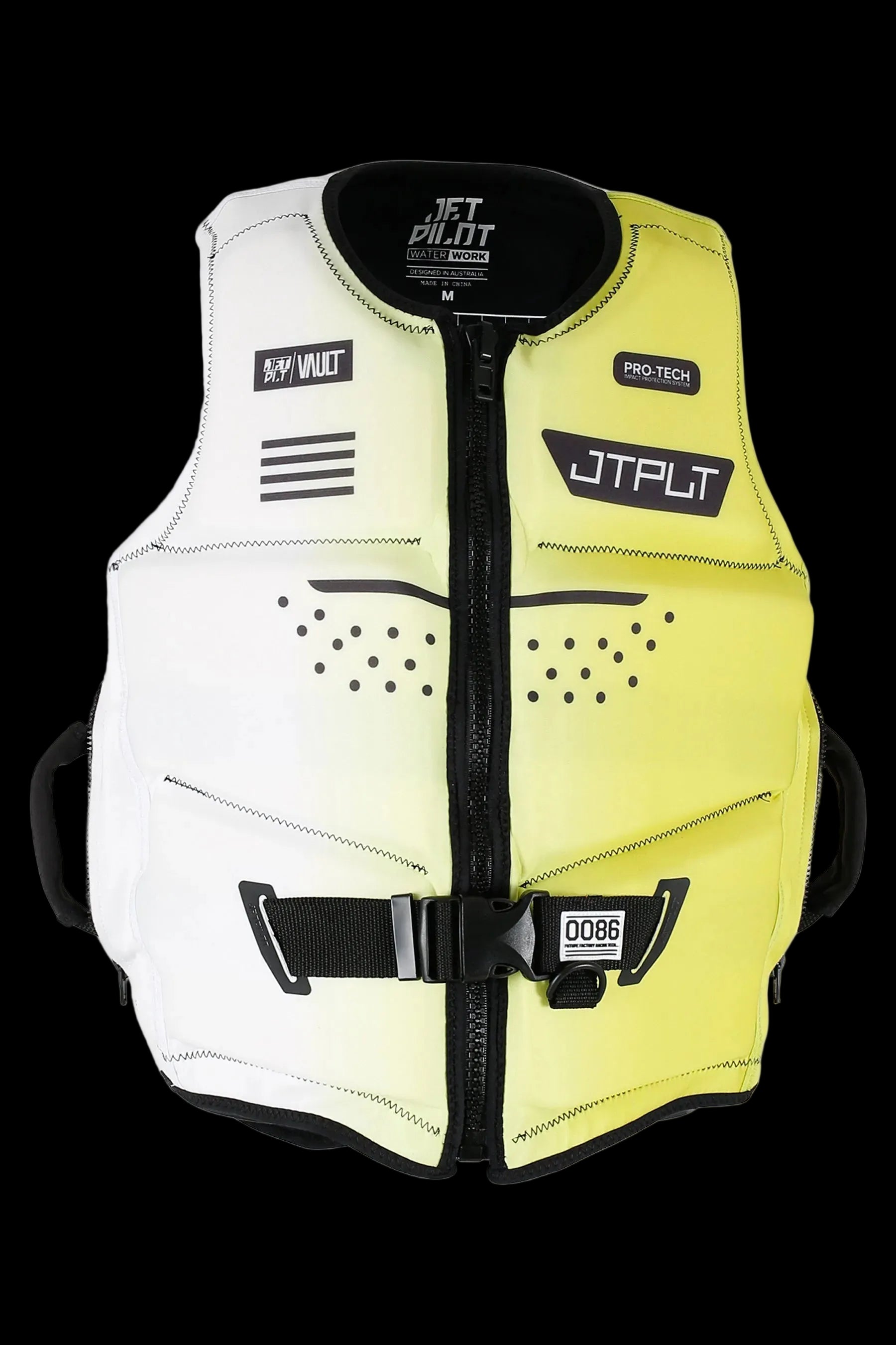 Jetpilot Vault Protech Front Entry Ecoprene Life Jacket - Yellow