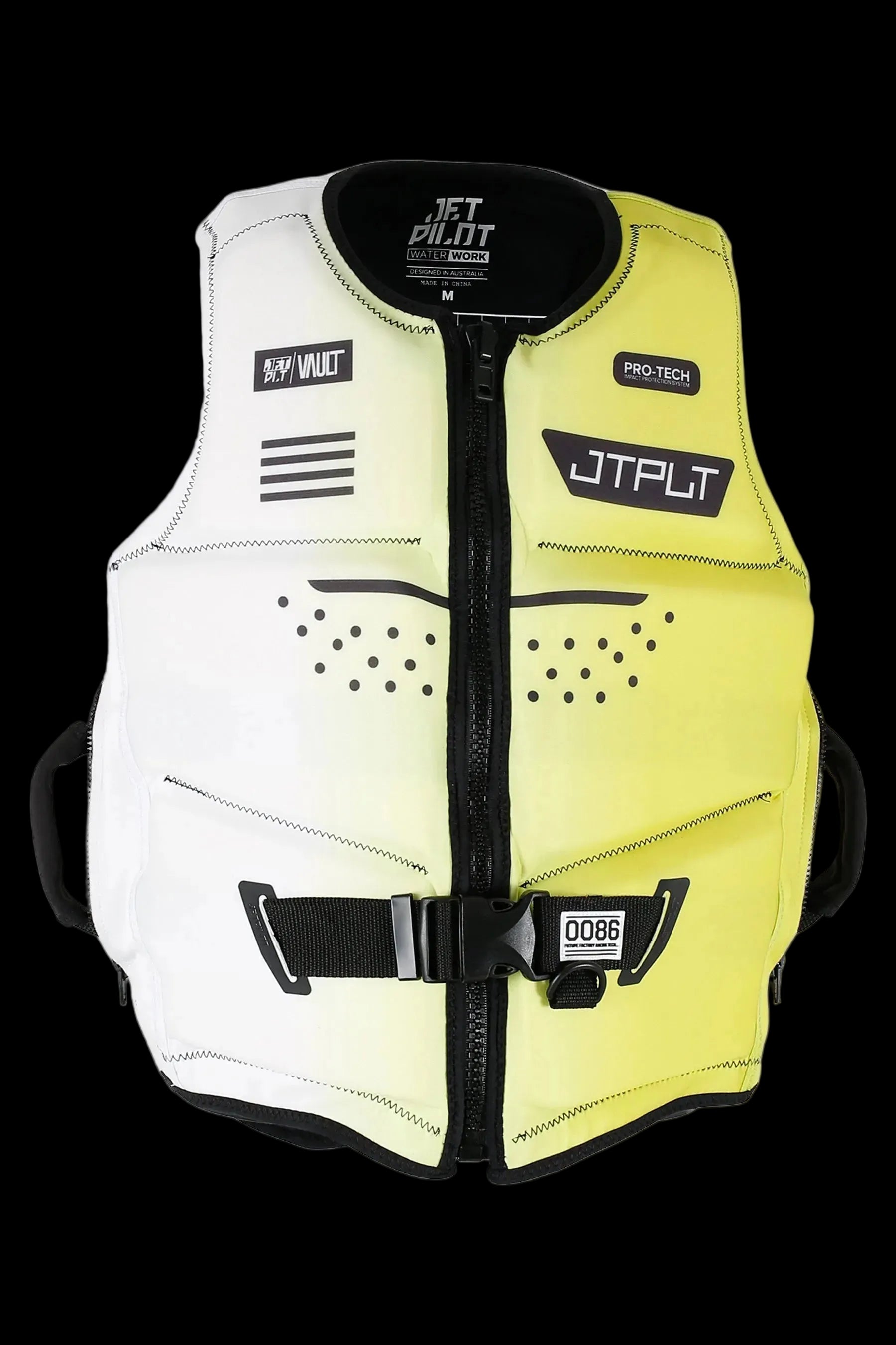 Jetpilot Vault Protech Front Entry Ecoprene Life Jacket - Yellow