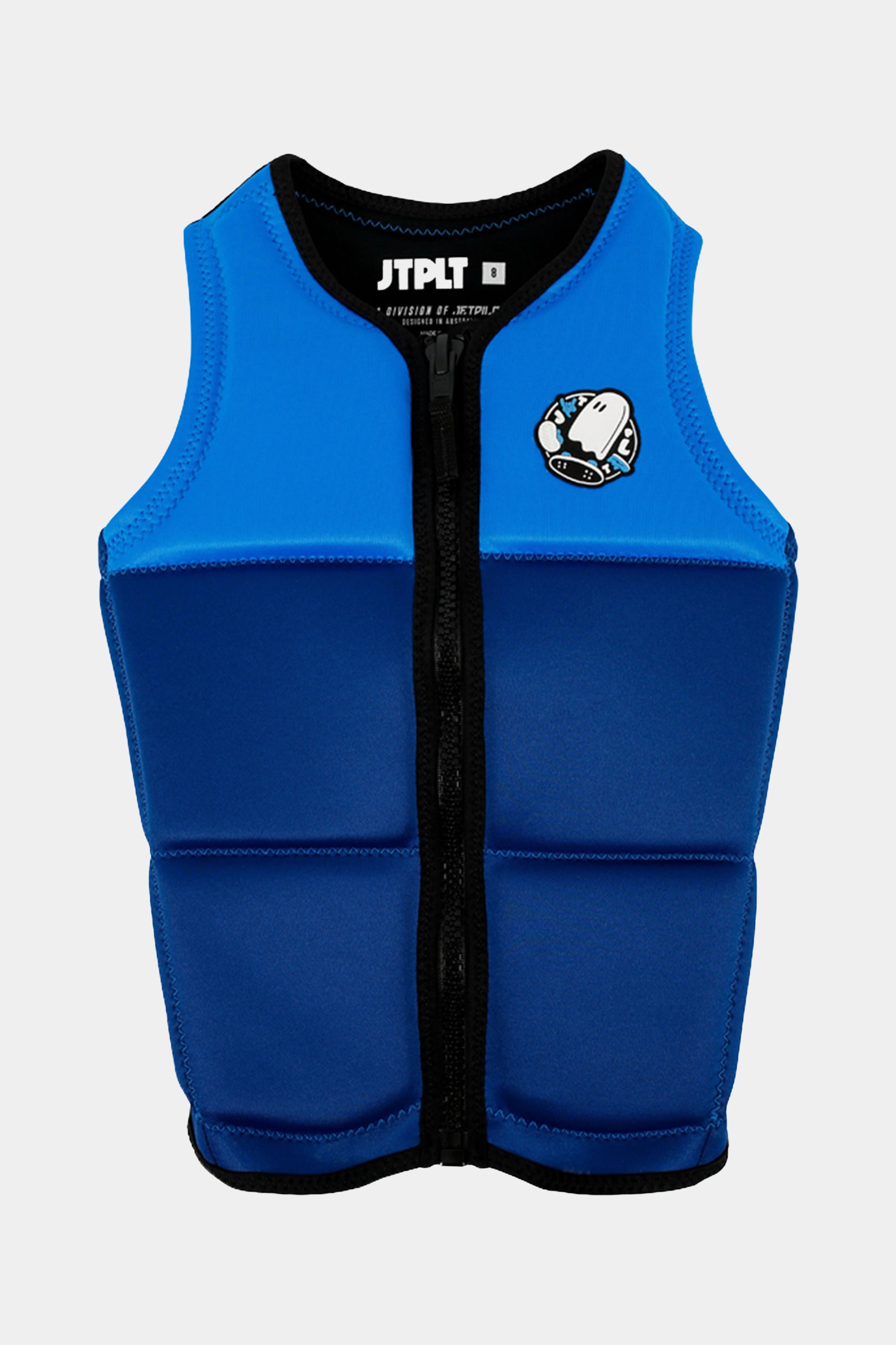 Jetpilot Freeride Boys Youth Ecoprene Life Jacket - Blue