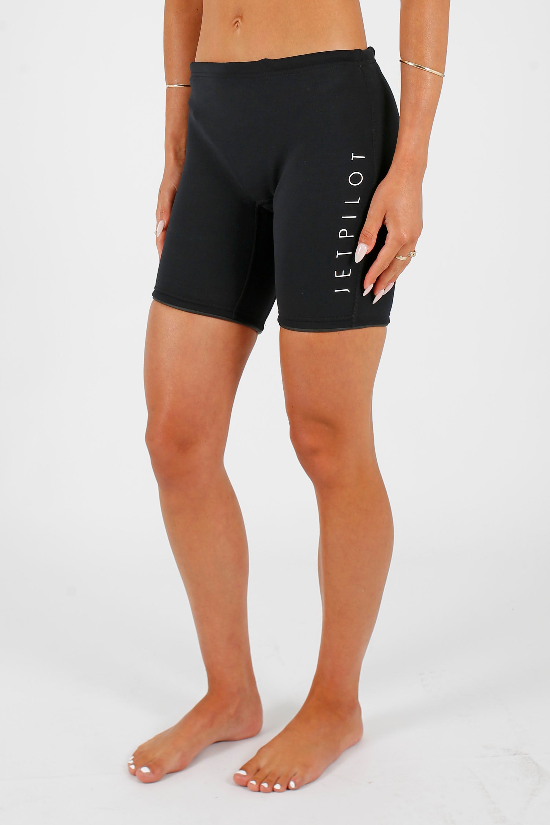Jetpilot Corp 7" Neoprene Short - Black — view 2