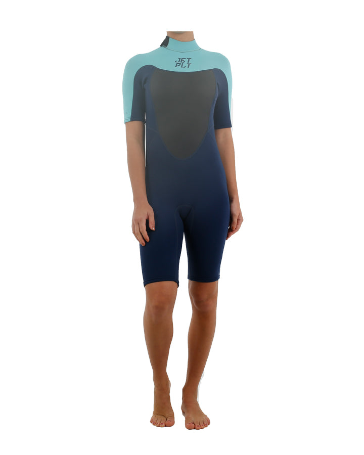 Jetpilot Flight 2X2 S/S Ladies Spring Suit - Teal