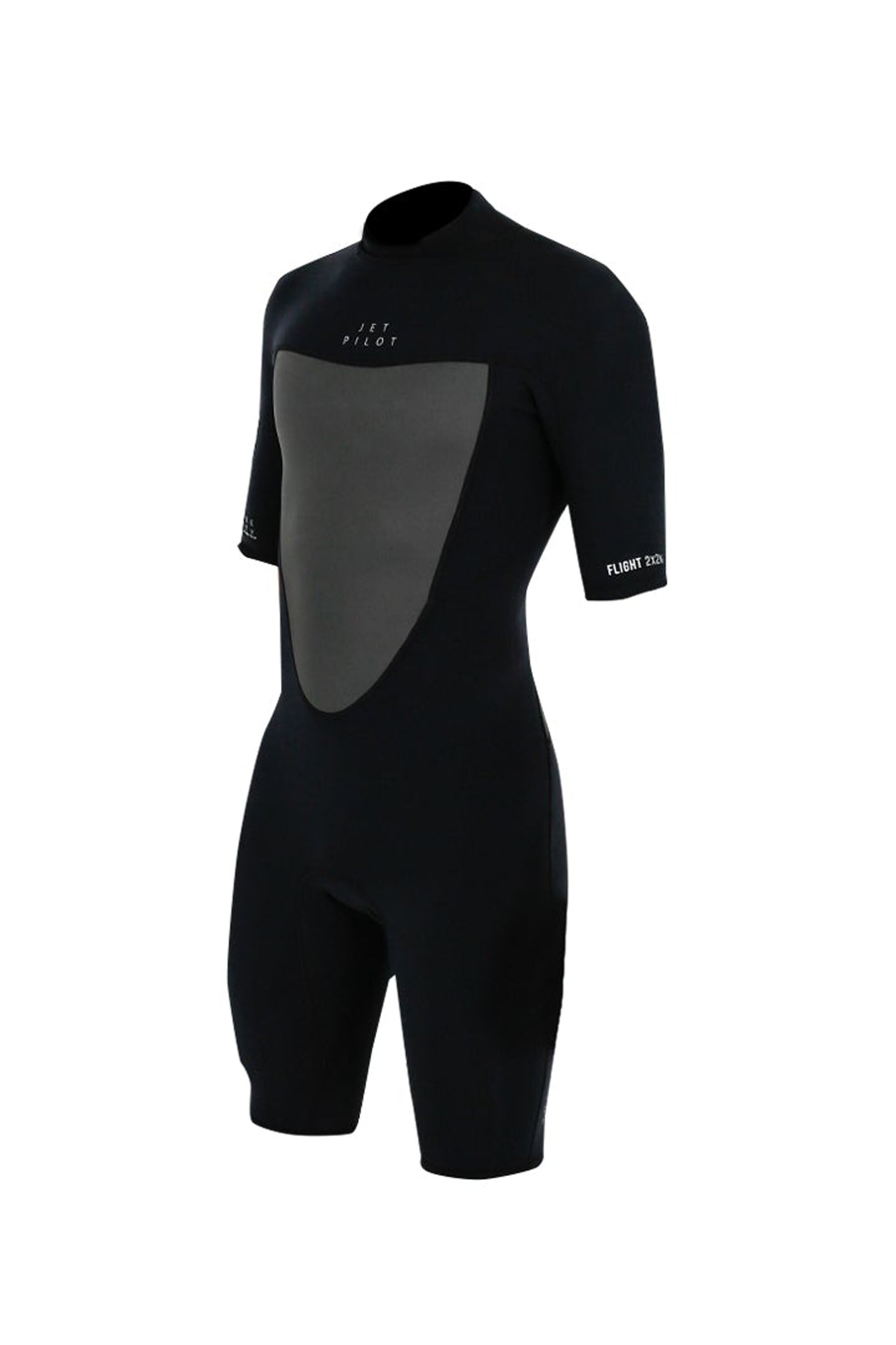 Jetpilot Flight 2X2 Back Zip SS Springsuit - Black