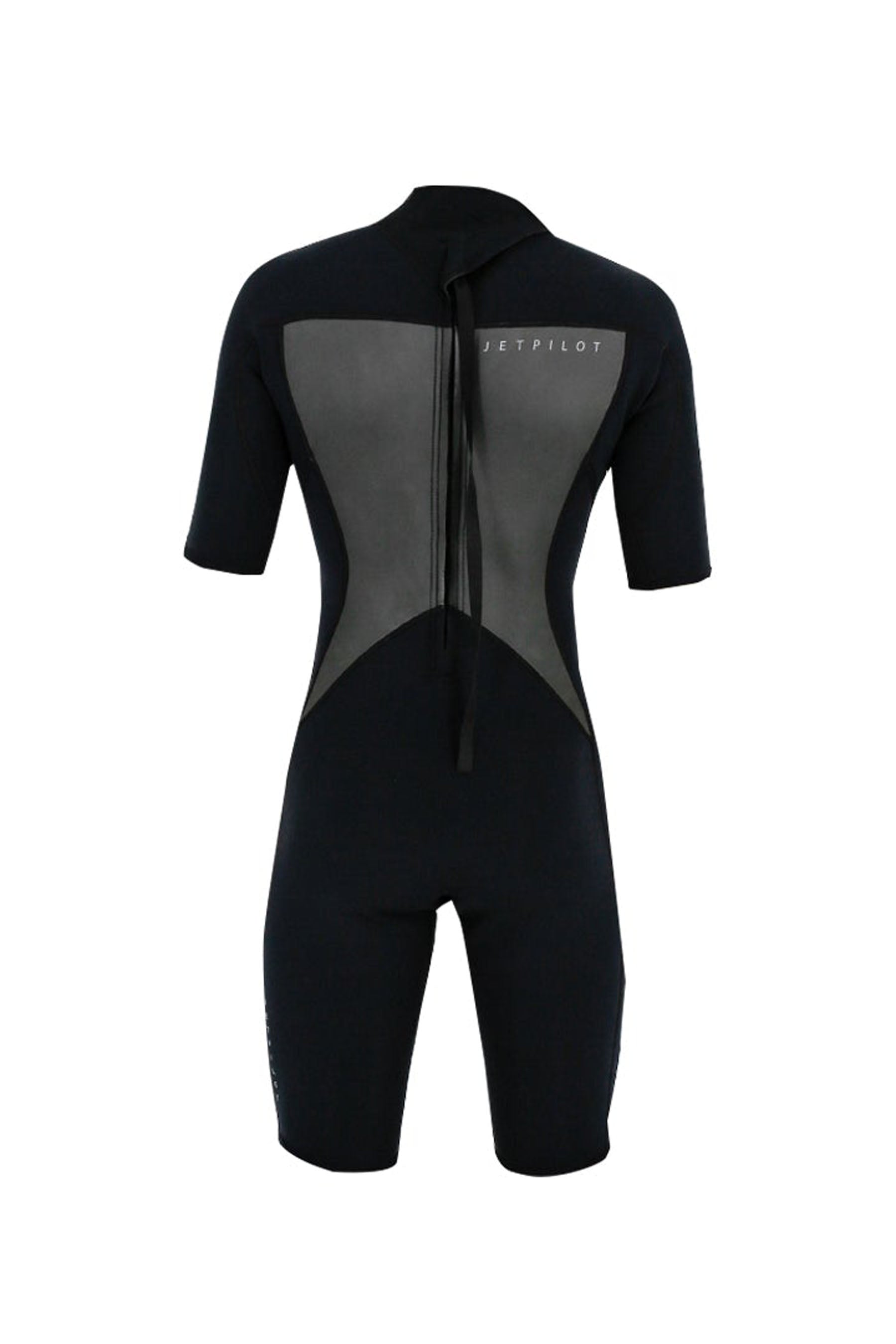 Jetpilot Flight 2X2 Back Zip SS Springsuit - Black