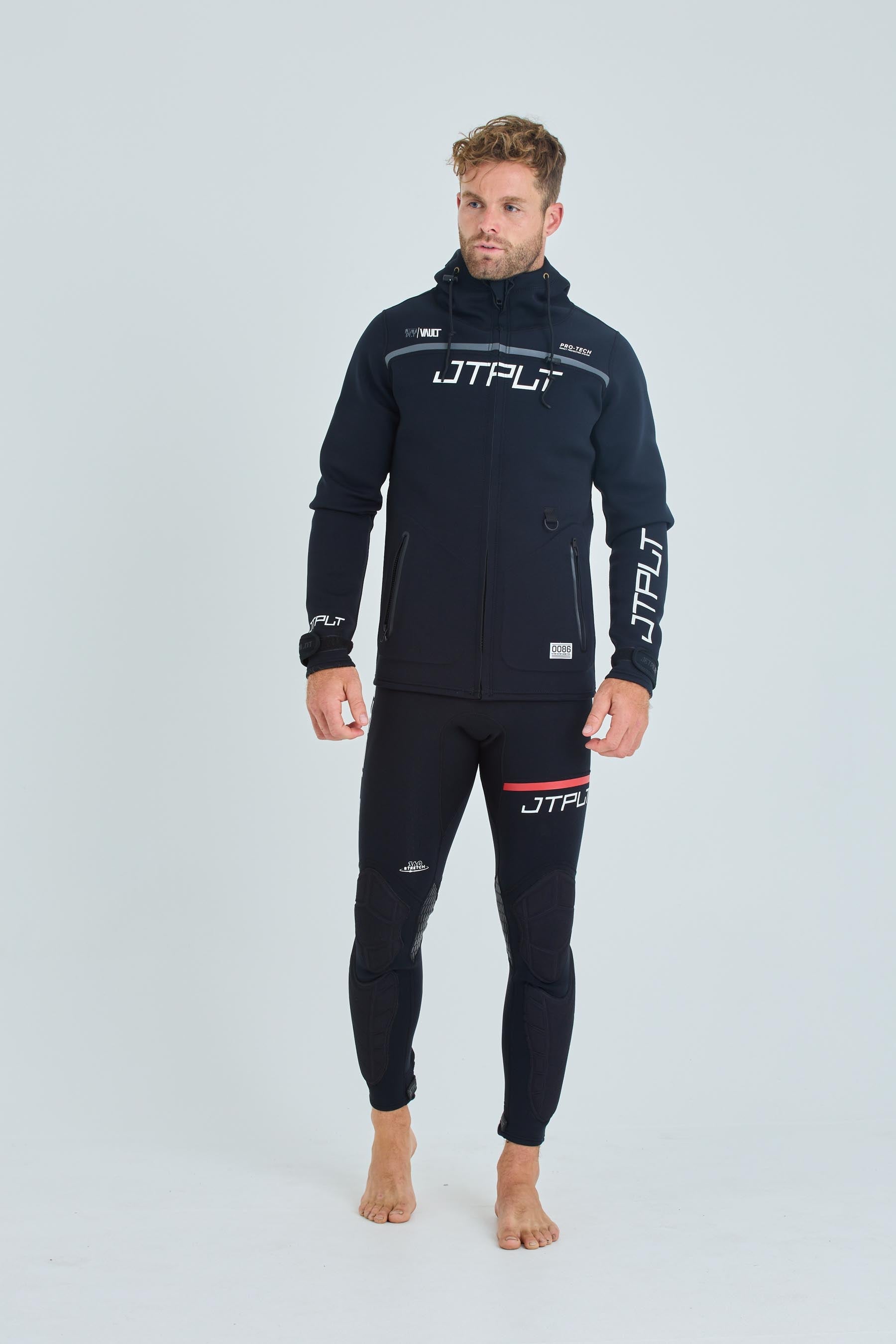JA24171 Jetpilot Rx Vault Mens Tour Coat - Black/White