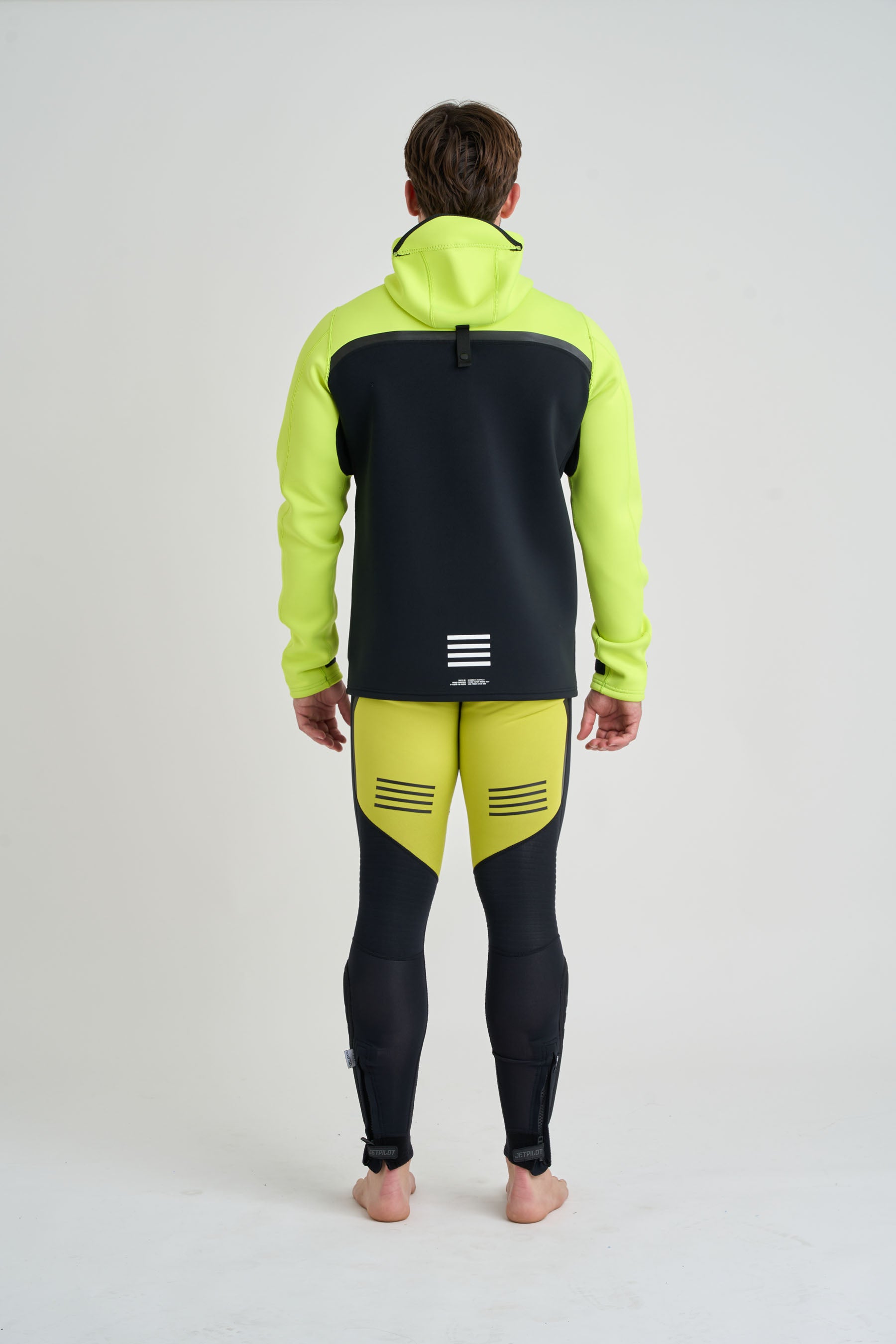 Jetpilot Vault Mens Tour Coat - Black/Yellow