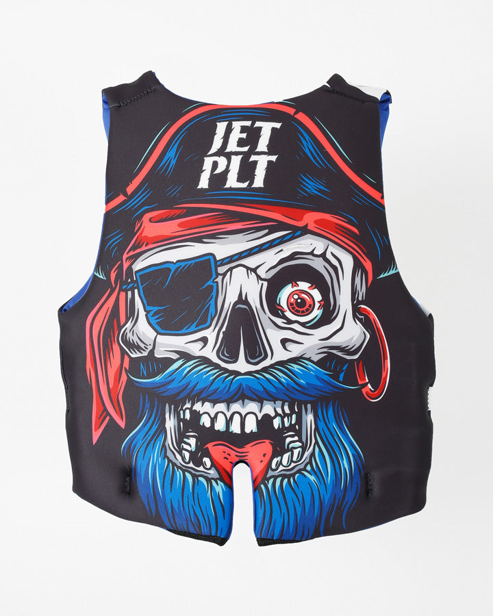 Jetpilot Cause Kinder Schwimmweste - Piratenschwarz