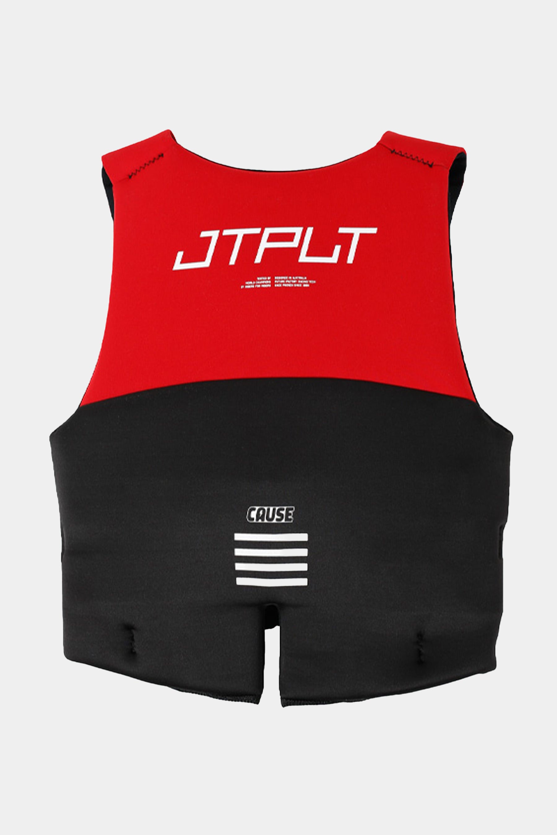 Jetpilot The Cause Front Entry Youth Ecoprene Life Jacket - Red Level 50 — view 3