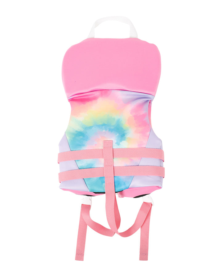 Jetpilot The Cause Rettungsweste für Kleinkinder – Pink Tie Dye