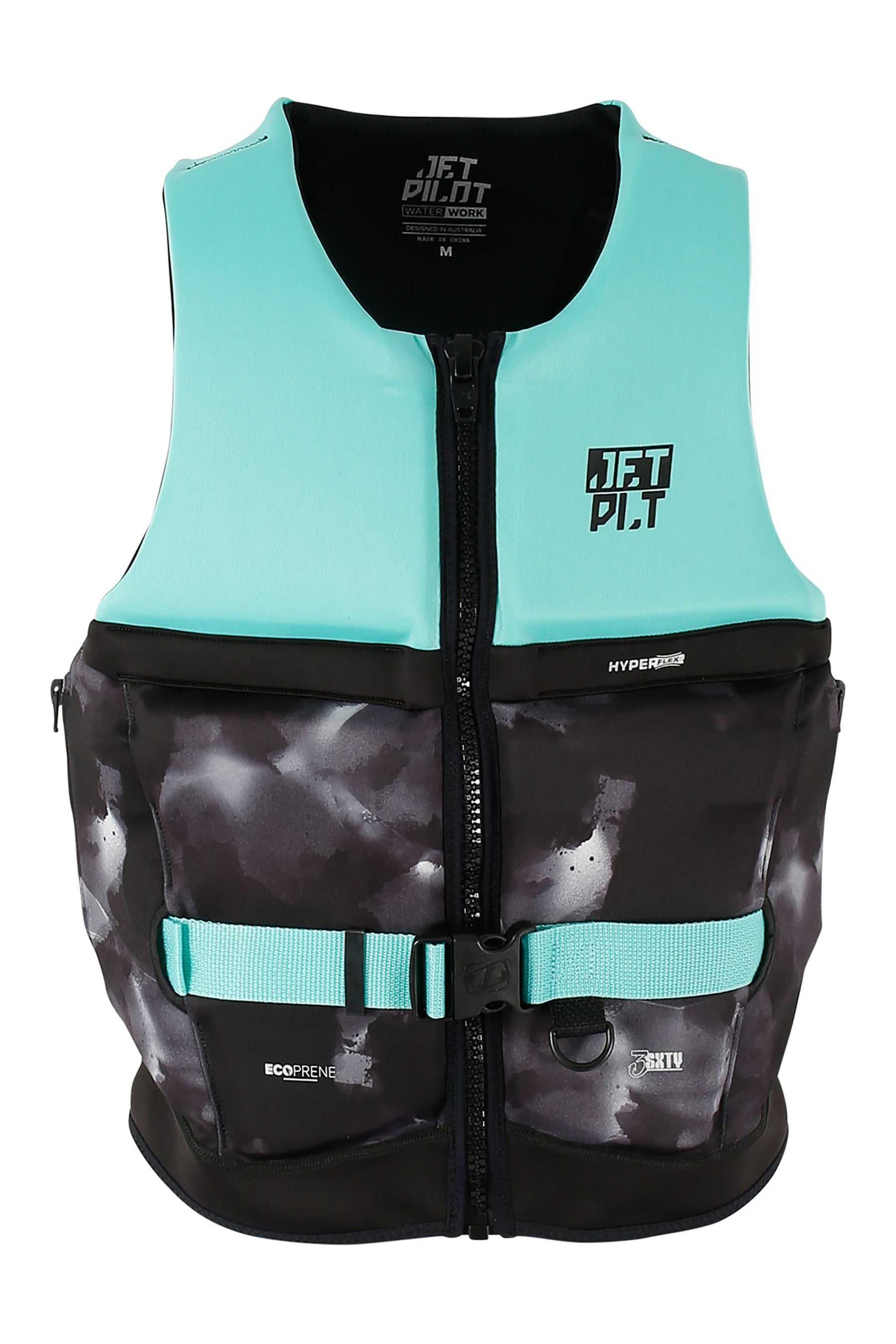 Jetpilot 3sxty Hyperflex Rettungsweste - Blaugrün
