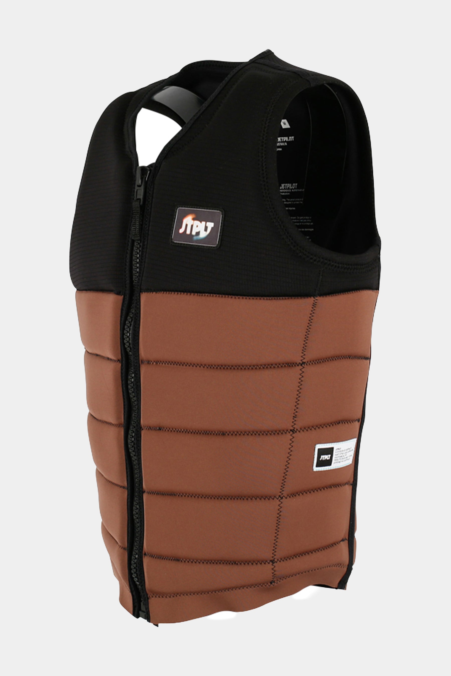 Jetpilot Felix X1 Mens Front Entry Life Jacket - Black/Brown