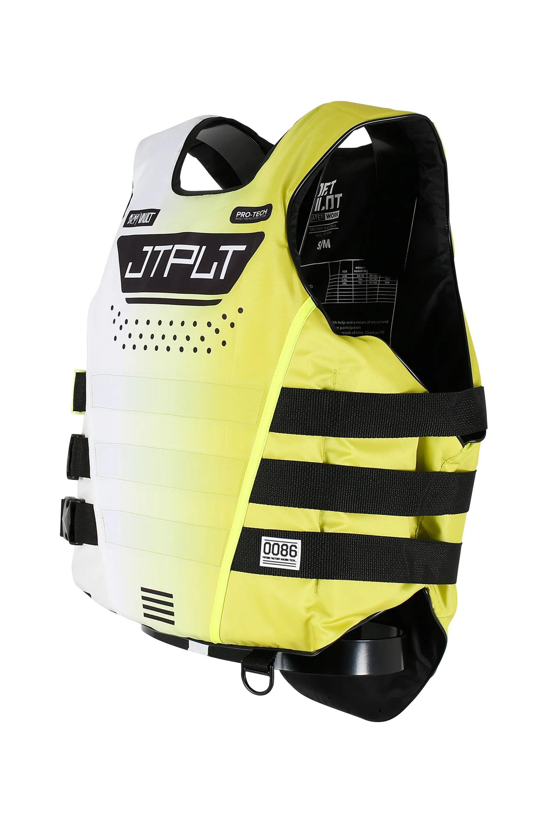 Jetpilot Vault Protech Side Entry Life Jacket - Yellow