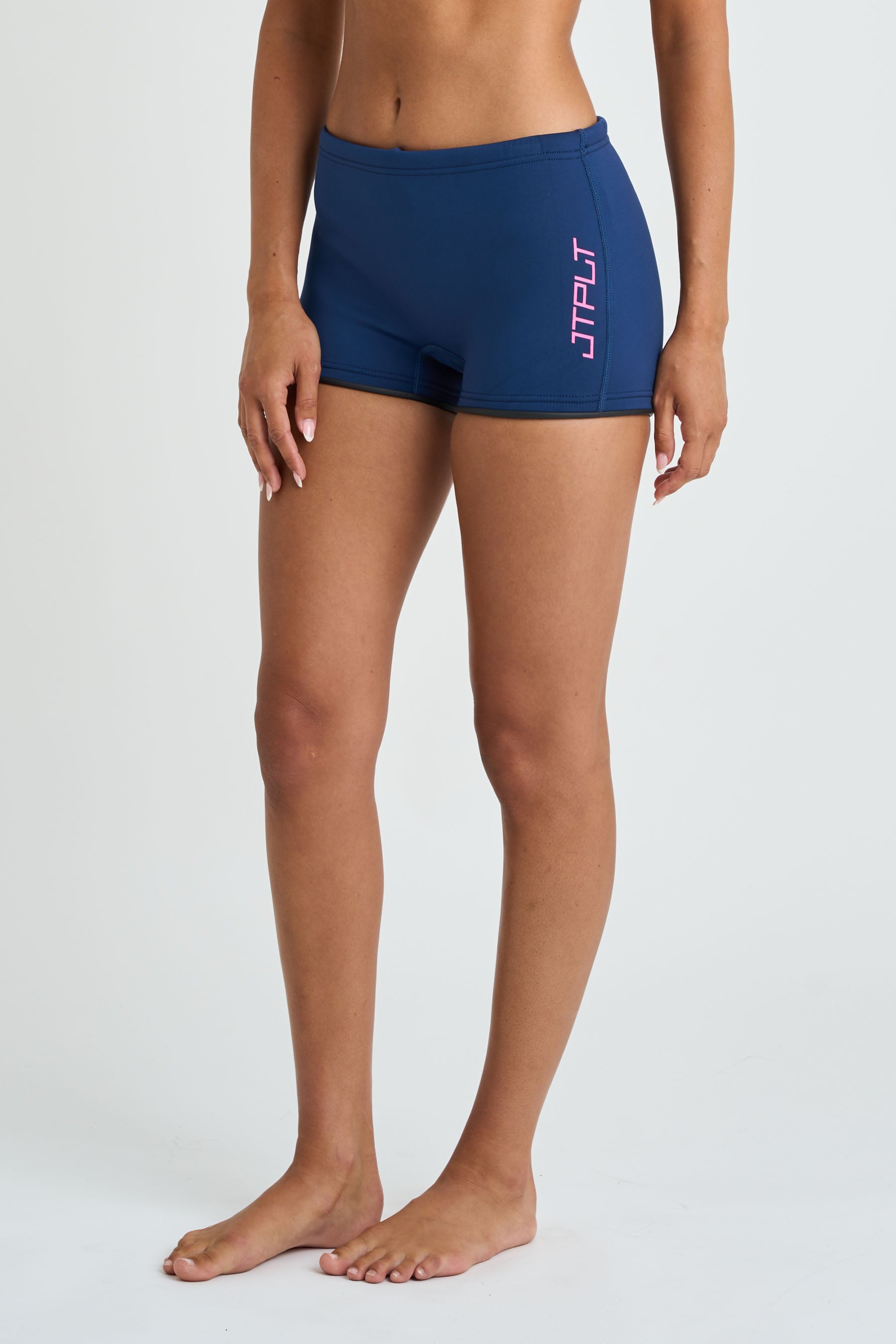 Jetpilot Vault Ladies Neoprene Shorts - Navy — view 5