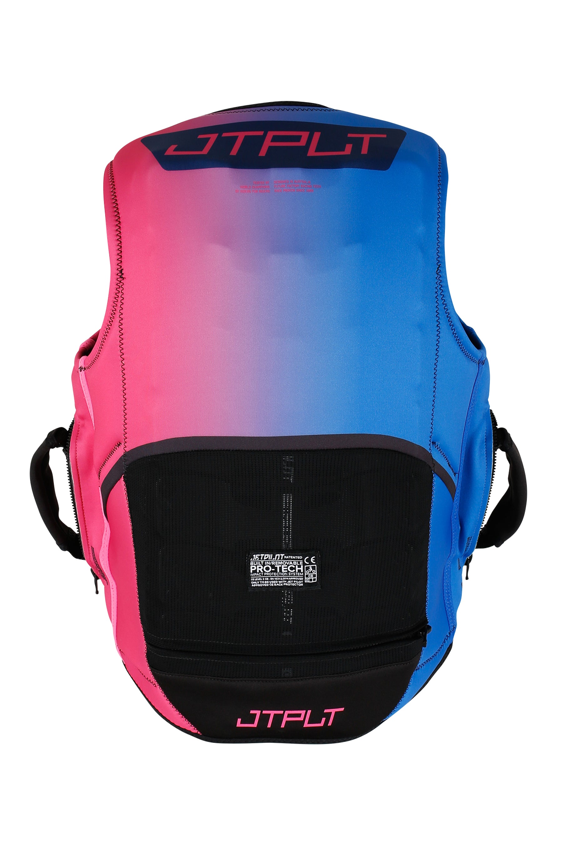 Jetpilot Vault Protech Front Entry Ecoprene Life Jacket - Blue — view 3