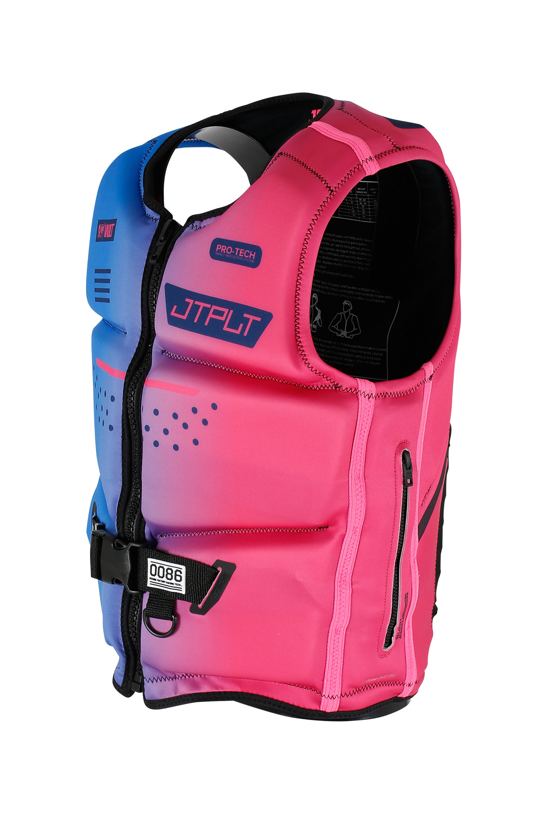 Jetpilot Vault Protech Front Entry Ecoprene Life Jacket - Blue