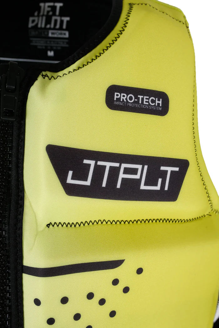 Jetpilot Vault Protech Chaleco salvavidas de ecopreno con entrada frontal - Amarillo