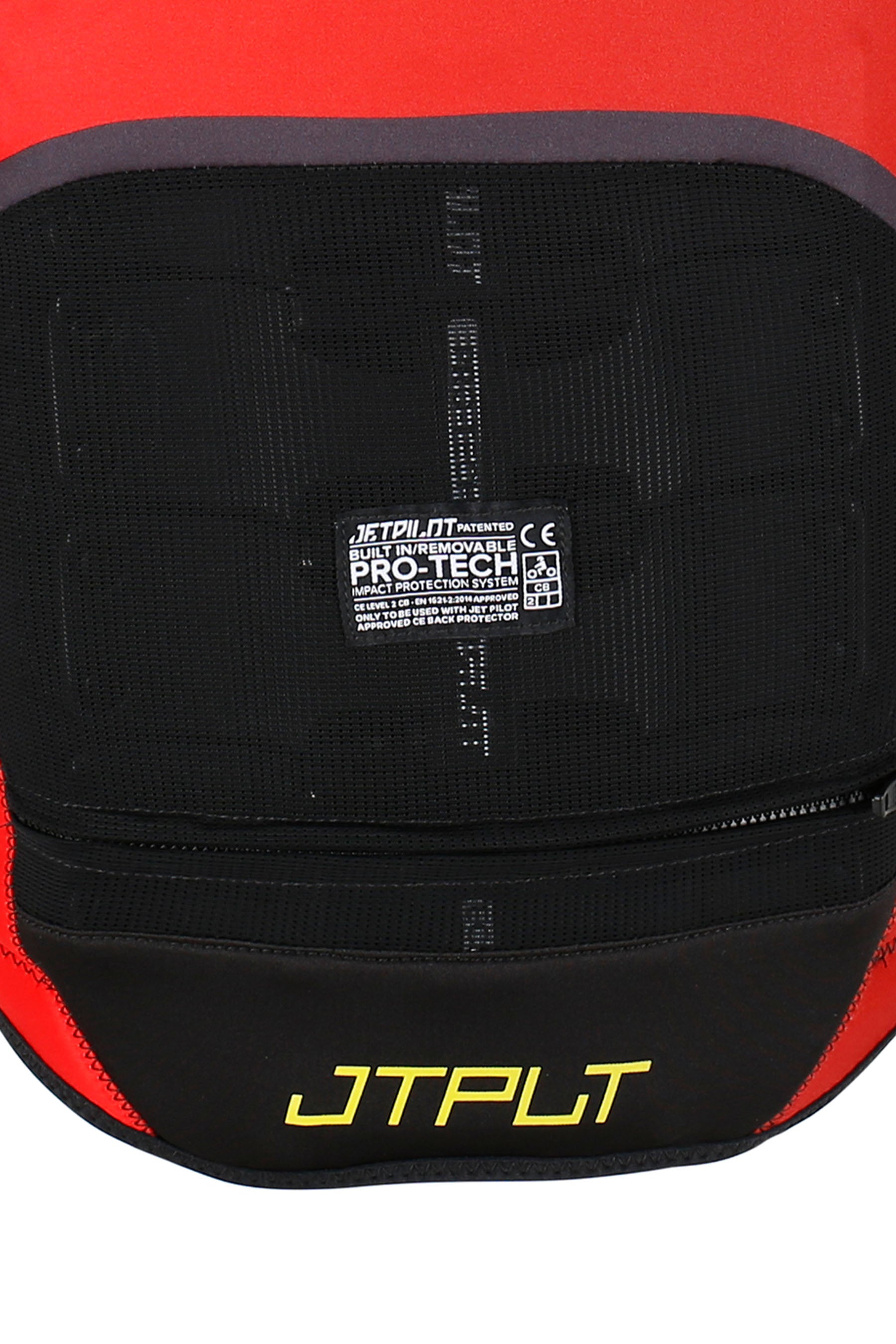 Jetpilot Vault Protech Chaleco salvavidas de ecopreno con entrada frontal - Rojo