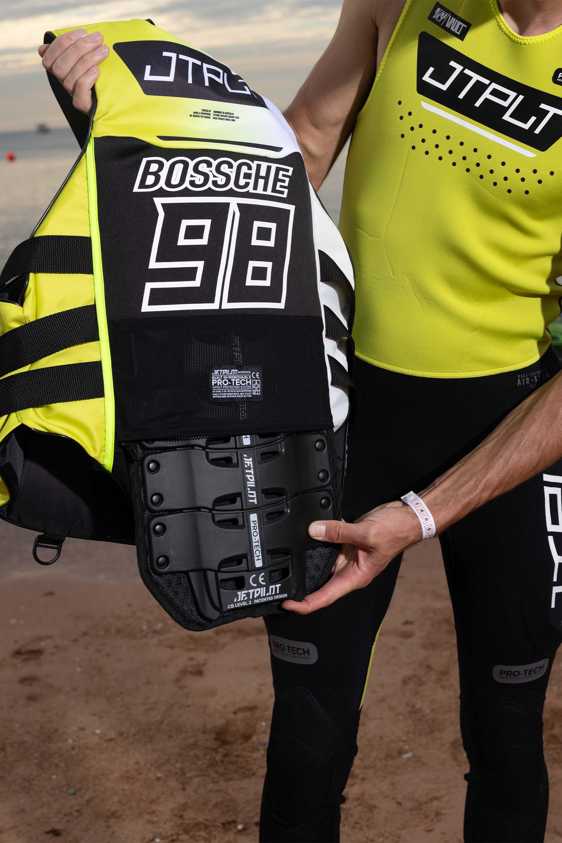 Jetpilot Vault Protech Side Entry Life Jacket - Yellow