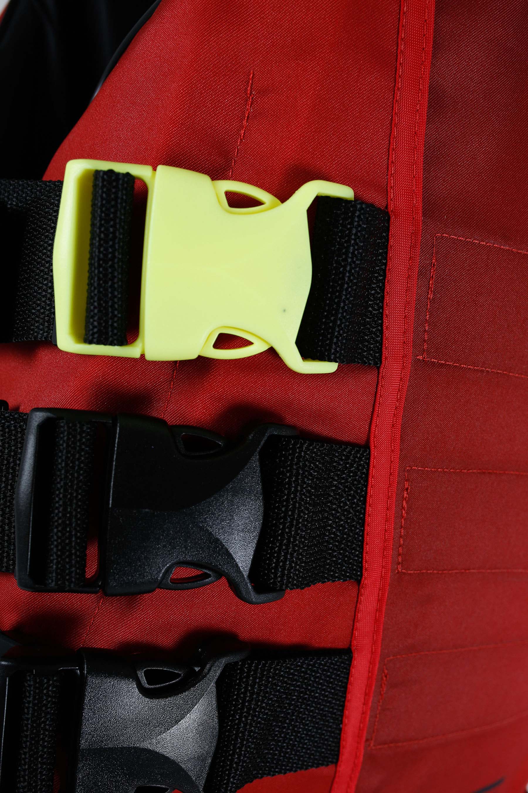 Jetpilot Vault Protech Rettungsweste mit seitlichem Einstieg – Rot