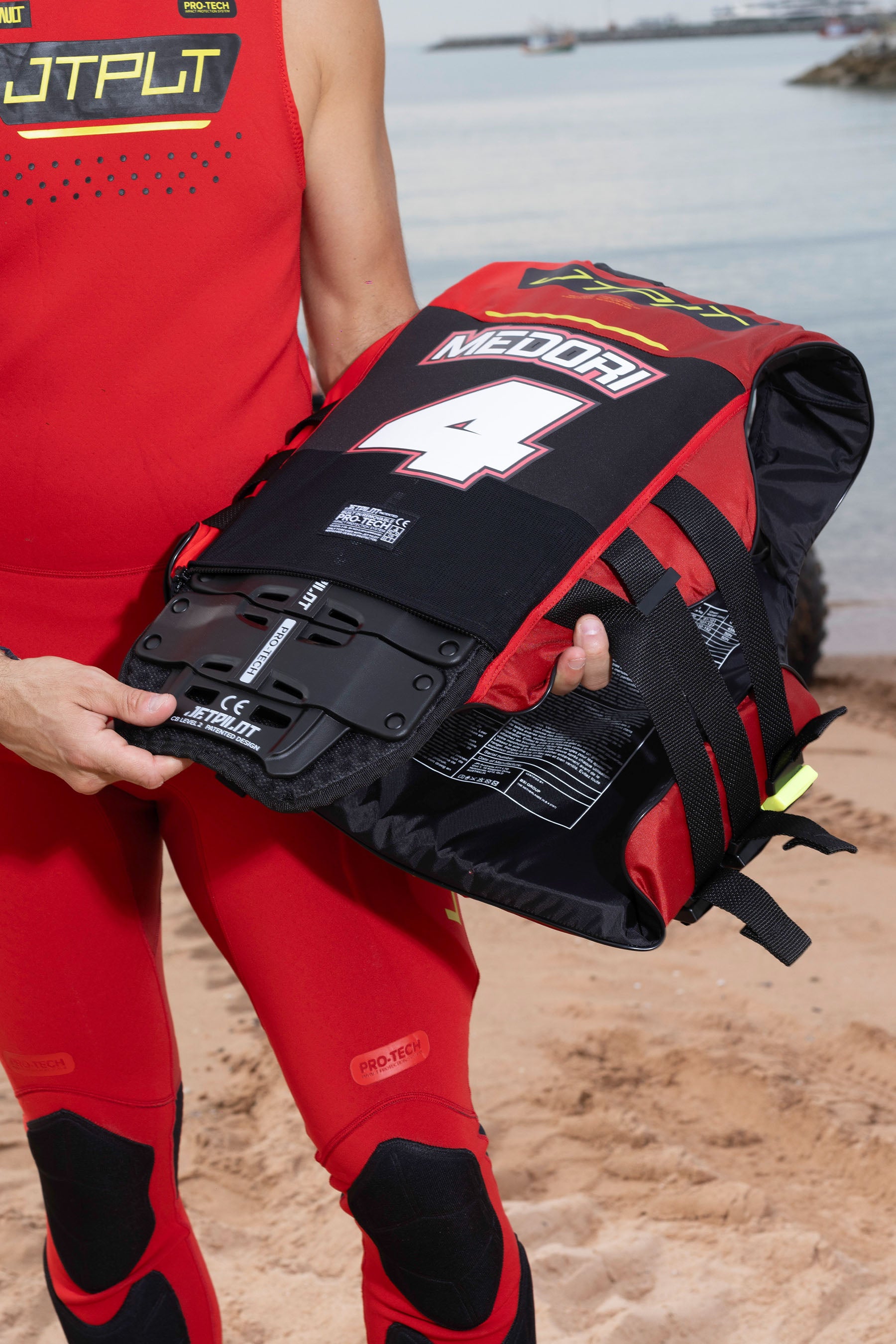Jetpilot Vault Protech Side Entry Life Jacket - Red