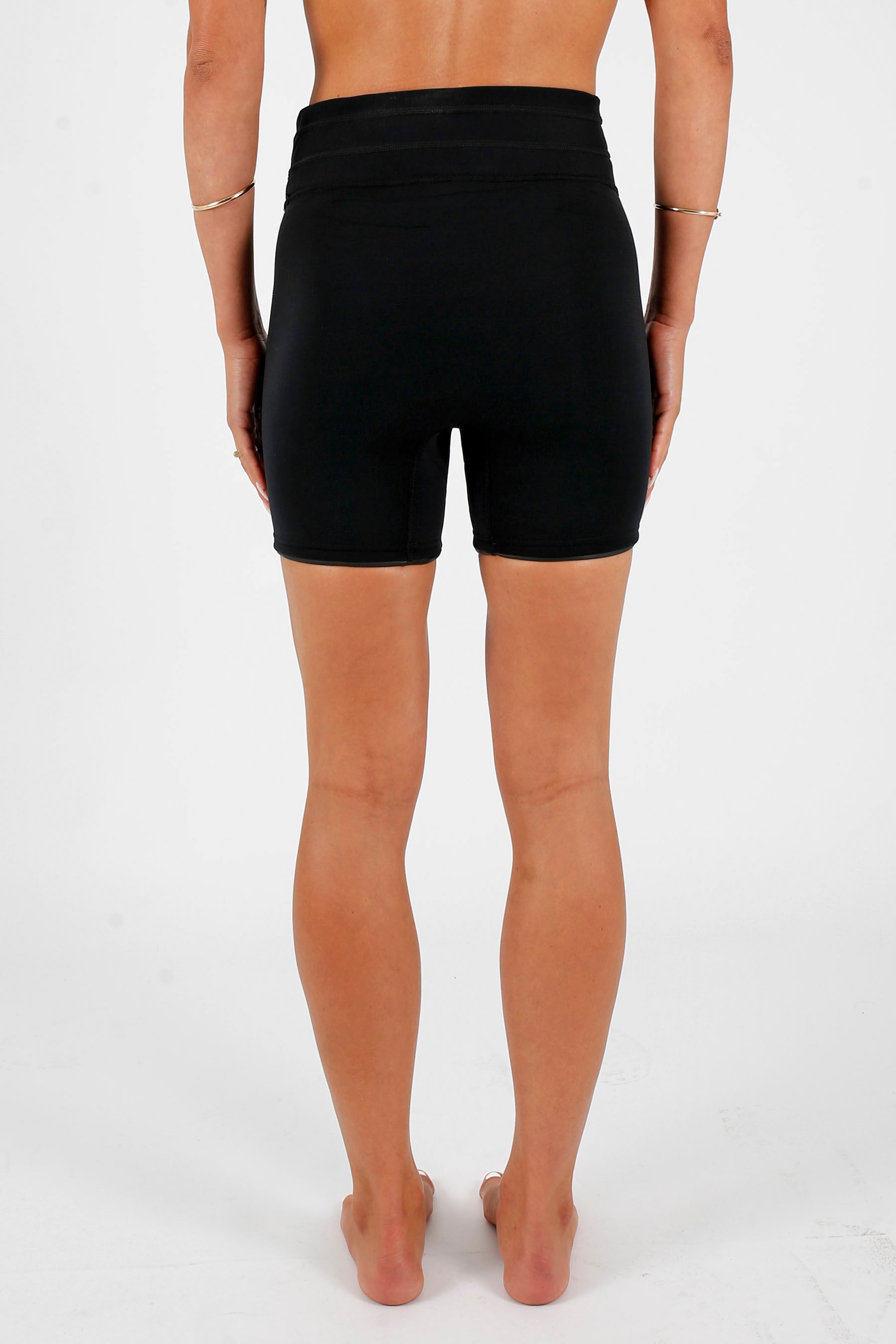 Jetpilot Corp 5" High Waisted Neoprene Short - Black