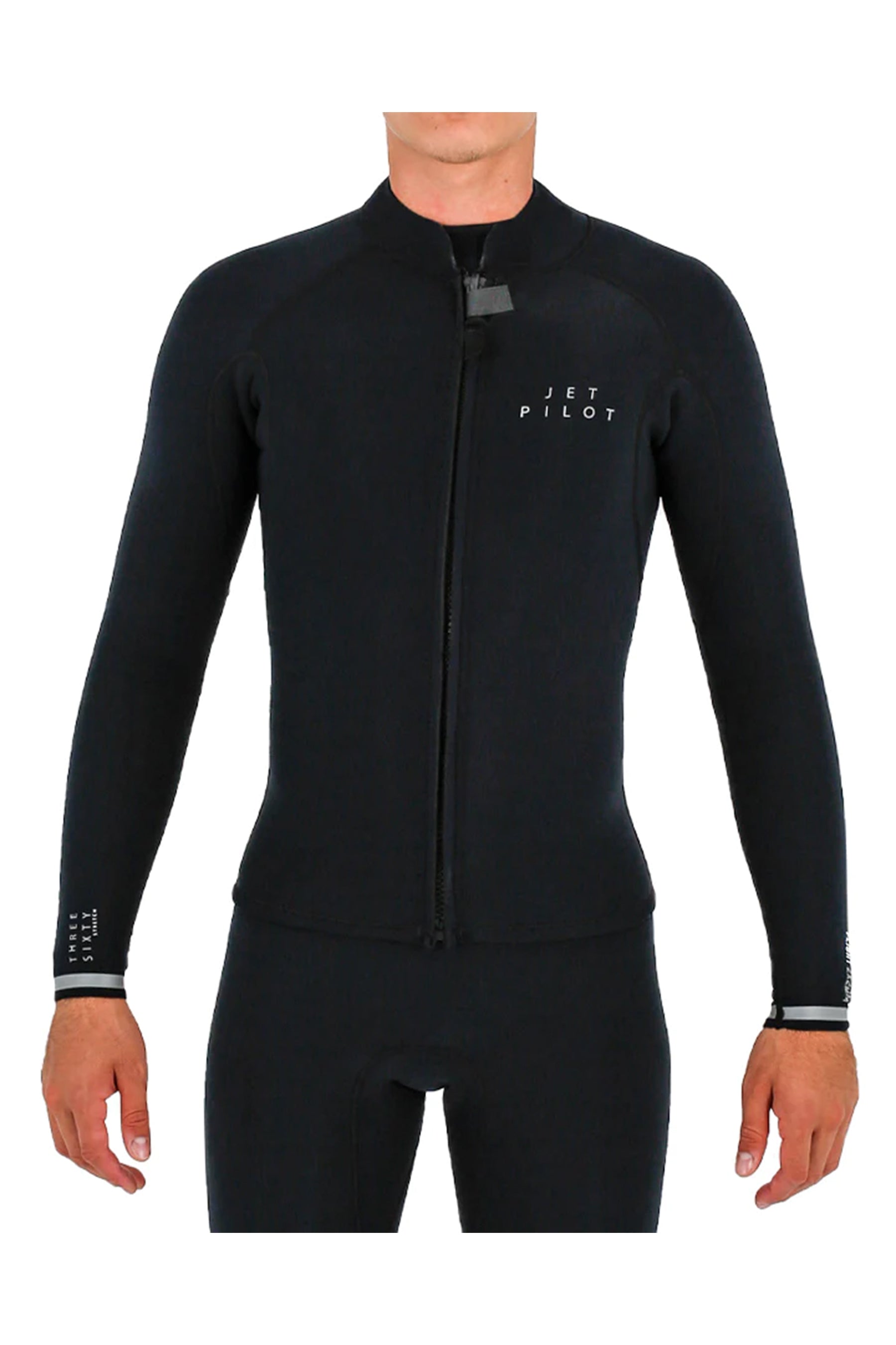 Jetpilot Flight 2X2 LS Front Zip Jacket